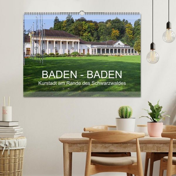 Produktbild: Baden-Baden, Kurstadt am Rande des Schwarzwaldes (Wandkalender 2027 DIN A2 quer), CALVENDO Monatskalender