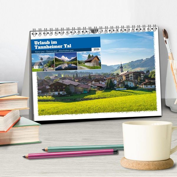 Produktbild: Urlaub im Tannheimer Tal (Tischkalender 2026 DIN A5 quer), CALVENDO Monatskalender