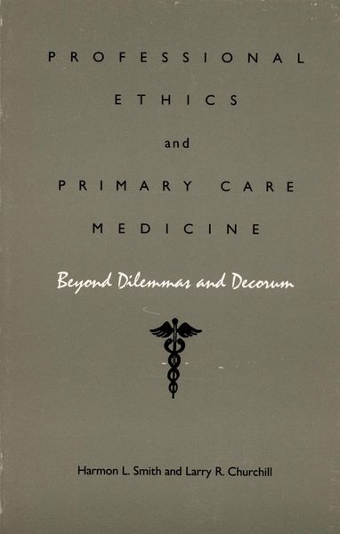 Produktbild: Professional Ethics and Primary Care Medicine