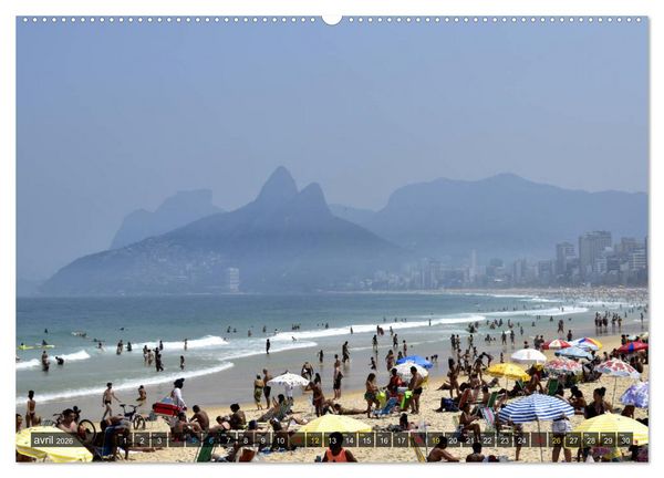 Produktbild: Tout simplement Rio de Janeiro (Calendrier mural 2026 DIN A2 vertical) calendrier de bureau