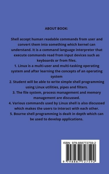 Produktbild: Linux and Shell Programming