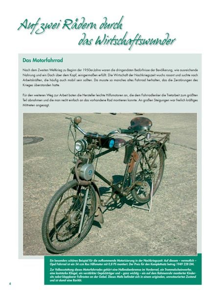 Produktbild: Freiheit auf zwei R&auml;dern - Motorr&auml;der der 50er - 80er Jahre