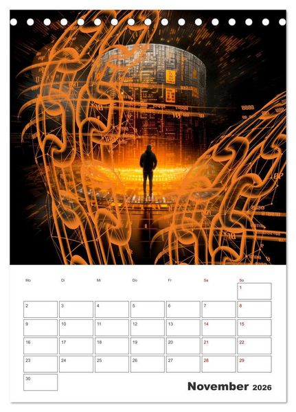 Produktbild: KRYPTO Cooler Terminplaner (Tischkalender 2026 DIN A5 hoch), CALVENDO Monatskalender