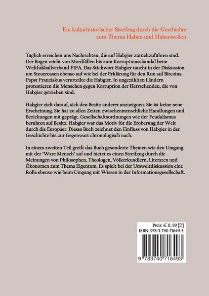 Produktbild: Besitz und Habgier - Motor der Weltgeschichte