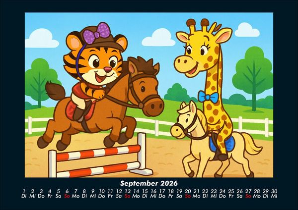 Produktbild: Tina & Nala bei den Olympischen Spielen 2026 Fotokalender DIN A4