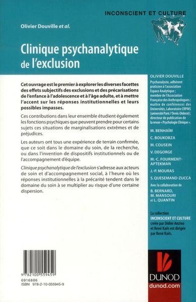 Produktbild: Clinique Psychanalytique de l'Exclusion