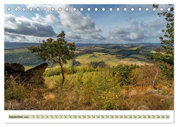 Produktbild: Sauerland - Land der tausend Berge (Tischkalender 2026 DIN A5 quer), CALVENDO Monatskalender
