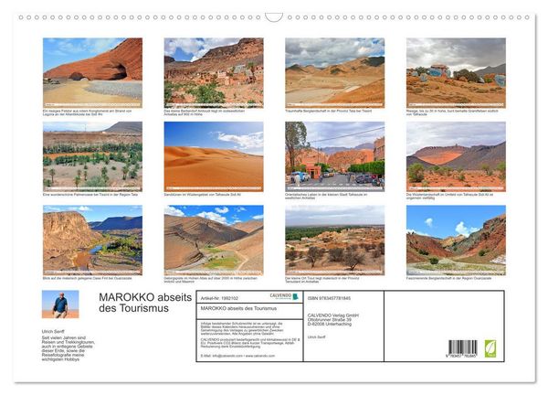 Produktbild: MAROKKO abseits des Tourismus (Wandkalender 2026 DIN A2 quer), CALVENDO Monatskalender