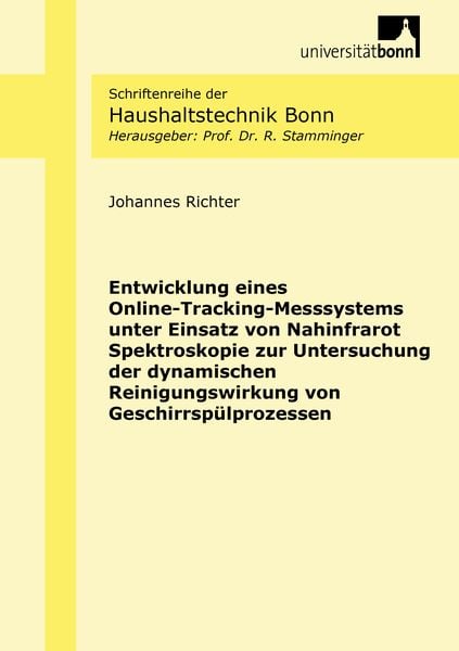 Produktbild: Entwicklung eines Online-Tracking-Messsystems unter Einsatz von Nahinfrarot Spek