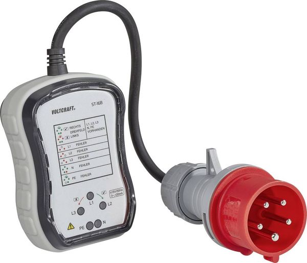 Produktbild: VOLTCRAFT ST-16B Steckdosentester Optisch