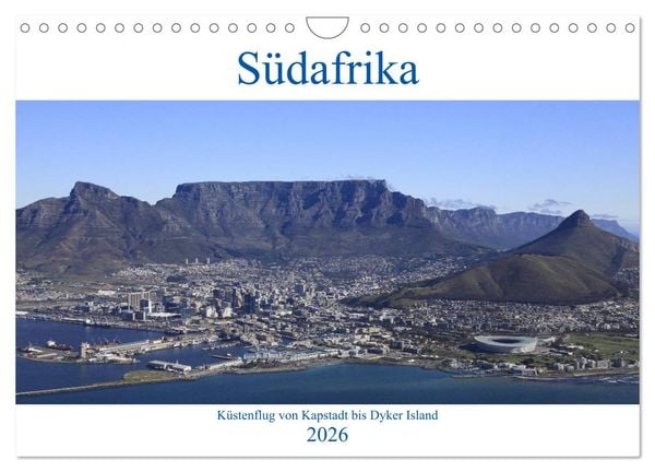 Produktbild: S&uuml;dafrika - K&uuml;stenflug von Kapstadt bis Dyker Island (Wandkalender 2026 DIN A4 quer), CALVENDO Monatskalender