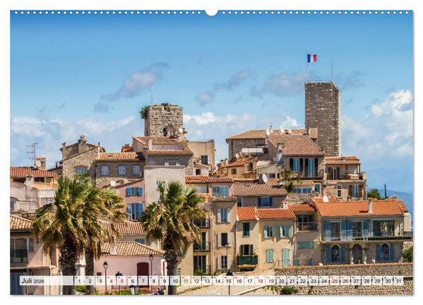 Produktbild: ANTIBES Idyllische Impressionen (Wandkalender 2026 DIN A2 quer), CALVENDO Monatskalender