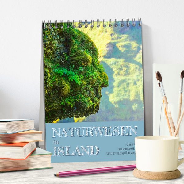 Produktbild: Naturwesen in Island (Tischkalender 2026 DIN A5 hoch), CALVENDO Monatskalender