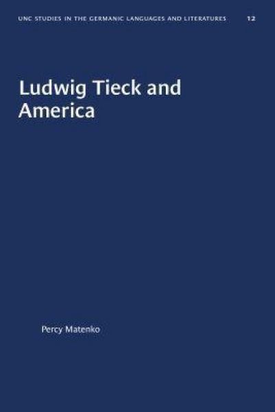 Produktbild: Ludwig Tieck and America