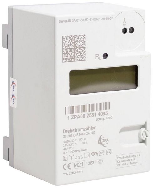 Counttec ZPA ZPA Drehstromzähler digital 60A MID-konform: Ja 1St.