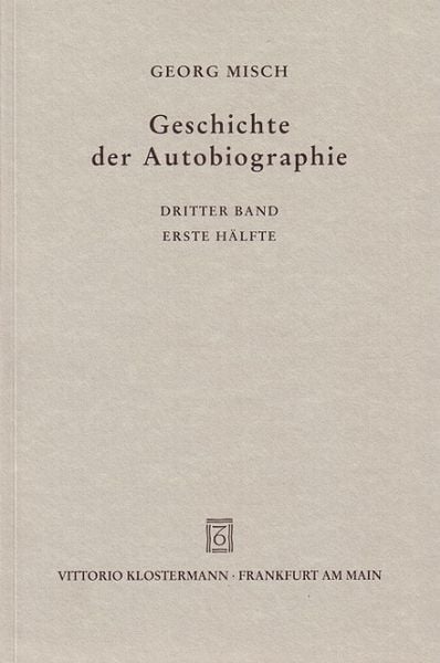 Produktbild: Geschichte der Autobiographie