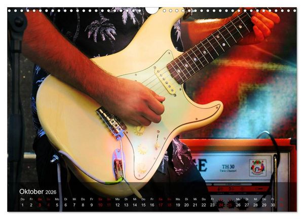 Produktbild: Rockmusik live (Wandkalender 2026 DIN A3 quer), CALVENDO Monatskalender