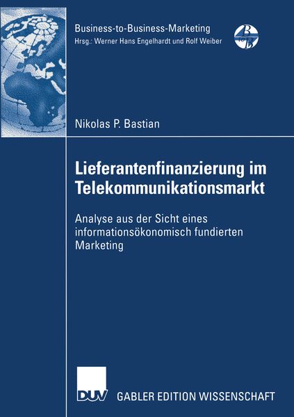 Produktbild: Lieferantenfinanzierung im Telekommunikationsmarkt