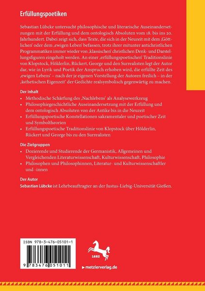 Produktbild: Erf&uuml;llungspoetiken