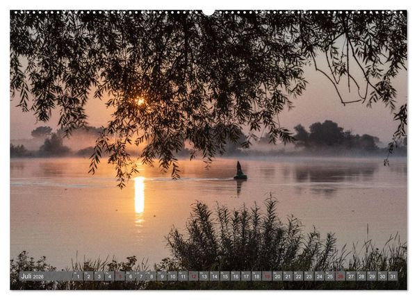 Produktbild: Naturlandschaft Elbe - Im Wechsel der Jahreszeiten (hochwertiger Premium Wandkalender 2026 DIN A2 quer), Kunstdruck in Hochglanz
