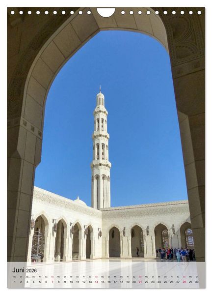 Produktbild: Zauberhafter Oman (Wandkalender 2026 DIN A4 hoch), CALVENDO Monatskalender