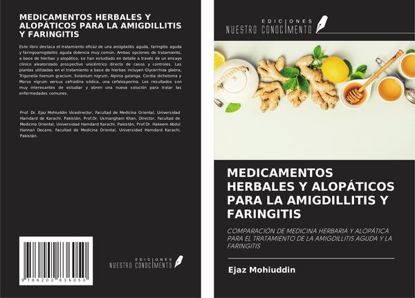 Produktbild: Medicamentos Herbales Y Alop&aacute;ticos Para La Amigdillitis Y Faringitis