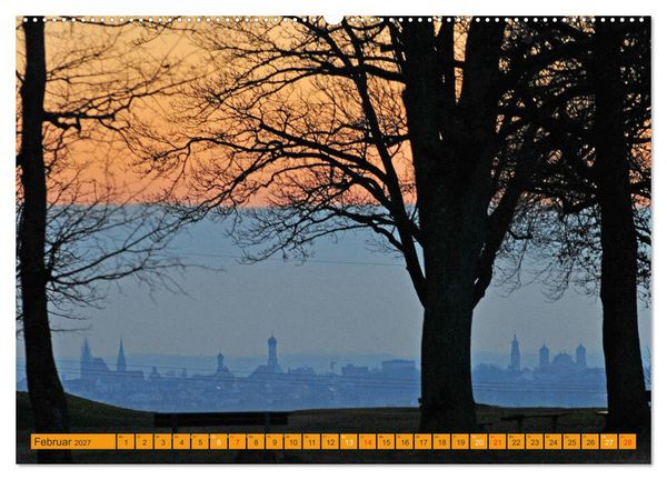 Produktbild: Augsburg und Umgebung (Wandkalender 2027 DIN A2 quer), CALVENDO Monatskalender