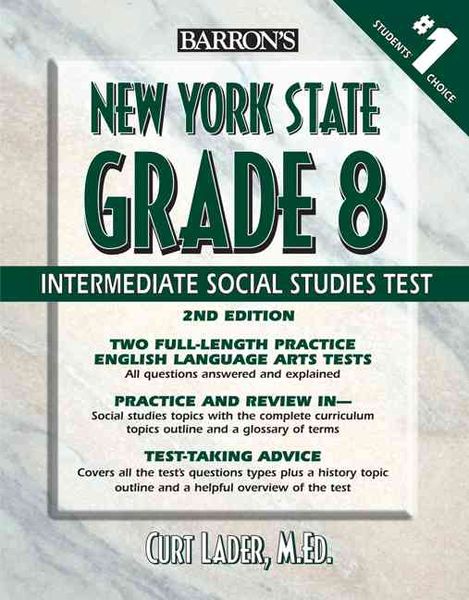 Produktbild: Barron's New York State Grade 8 Intermediate Social Studies Test