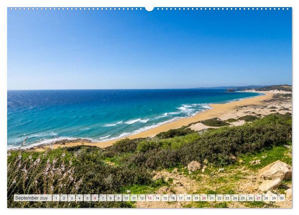 Produktbild: Urlaubsparadies in Nordzypern (hochwertiger Premium Wandkalender 2026 DIN A2 quer), Kunstdruck in Hochglanz