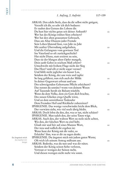 Produktbild: Iphigenie auf Tauris von Johann Wolfgang von Goethe (Textausgabe)