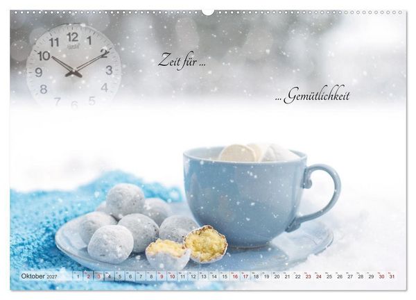 Produktbild: Alles hat seine Zeit - Mach Deine kleine Welt perfekt (hochwertiger Premium Wandkalender 2027 DIN A2 quer), Kunstdruck in Hochglanz