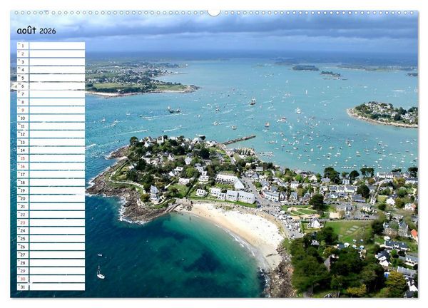 Produktbild: Le Golfe du Morbihan vu du ciel (Calendrier mural 2026 DIN A2 vertical) calendrier de bureau
