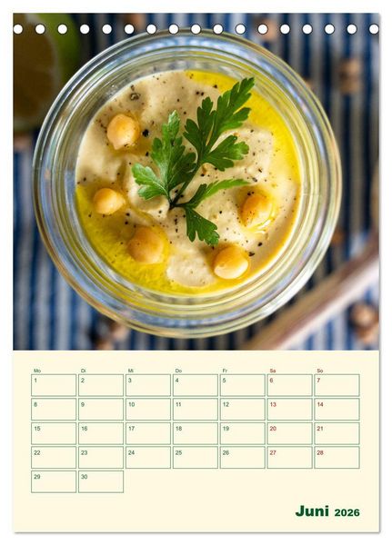 Produktbild: Vegetarische Vier Jahreszeiten (Tischkalender 2026 DIN A5 hoch), CALVENDO Monatskalender