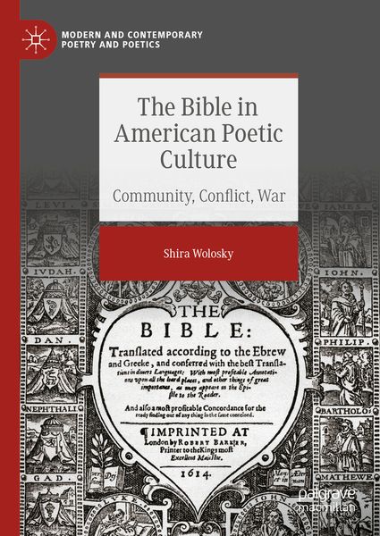 Produktbild: The Bible in American Poetic Culture