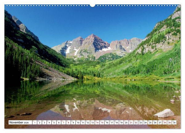 Produktbild: Glanzlichter der USA (hochwertiger Premium Wandkalender 2026 DIN A2 quer), Kunstdruck in Hochglanz