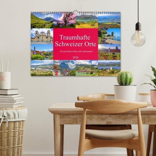 Produktbild: Traumhafte Schweizer Orte (Wandkalender 2026 DIN A3 quer), CALVENDO Monatskalender