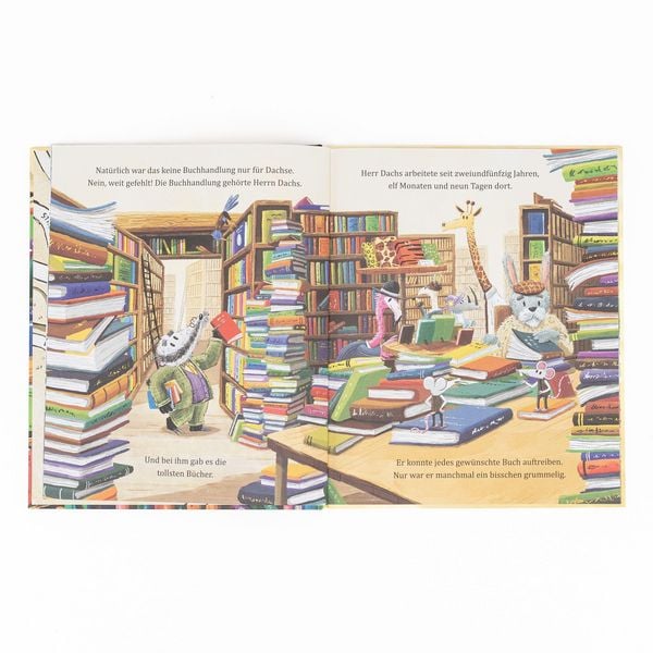 Produktbild: Herr Dachs und seine erstaunliche Buchhandlung