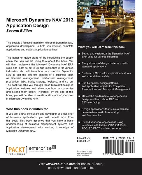 Produktbild: Microsoft Dynamics Nav 2013 Application Design - Second Edition