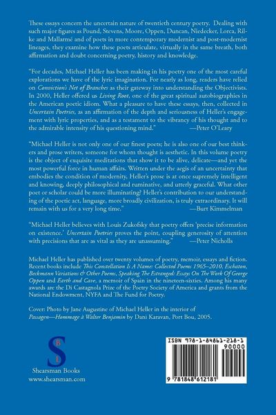 Produktbild: Uncertain Poetries