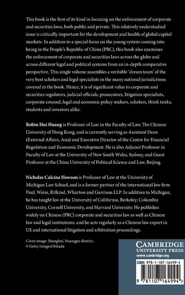 Produktbild: Enforcement of Corporate and Securities Law