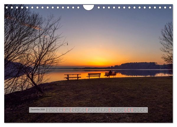 Produktbild: Rund um den Wallersee (Wandkalender 2026 DIN A4 quer), CALVENDO Monatskalender