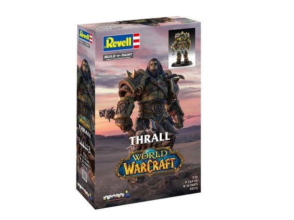 Produktbild: Geschenkset World of Warcraft Thrall, Revell Modellbausatz mit Basiszubeh&ouml;r
