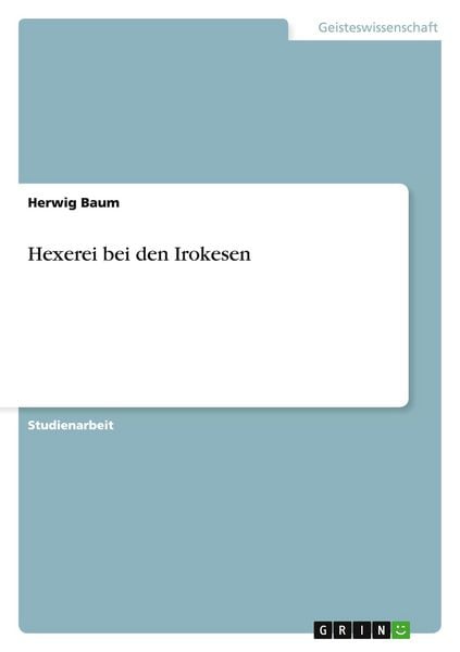 Produktbild: Hexerei bei den Irokesen