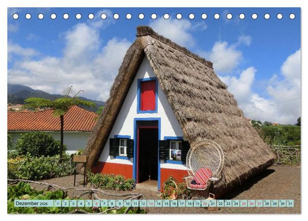 Produktbild: Die Insel Madeira (Tischkalender 2026 DIN A5 quer), CALVENDO Monatskalender