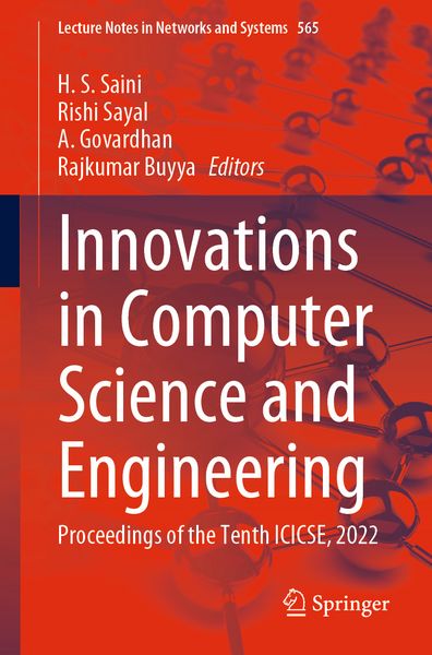Produktbild: Innovations in Computer Science and Engineering