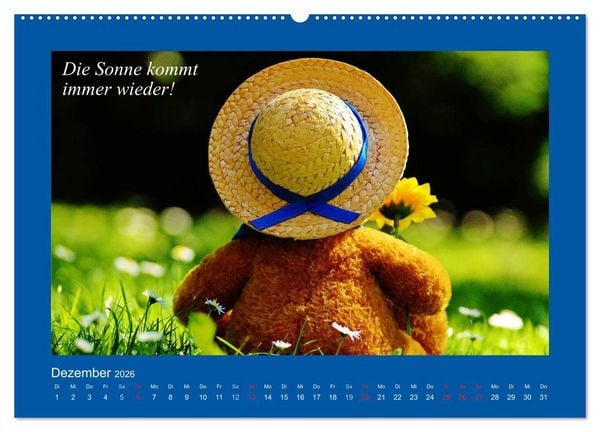Produktbild: Sommer im Teddy-Land. B&auml;r und Freunde (Wandkalender 2026 DIN A2 quer), CALVENDO Monatskalender