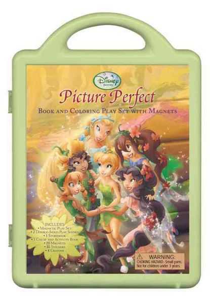 Produktbild: Disney Fairies, Picture Perfect: Book and Coloring Play Set with Magnets [With Storybook and 35 Stickers and 2 Double-Sided Play Scenes and 4 Crayons
