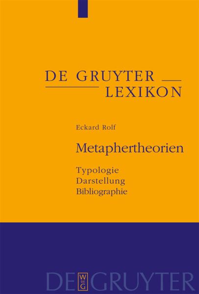 Produktbild: Metaphertheorien