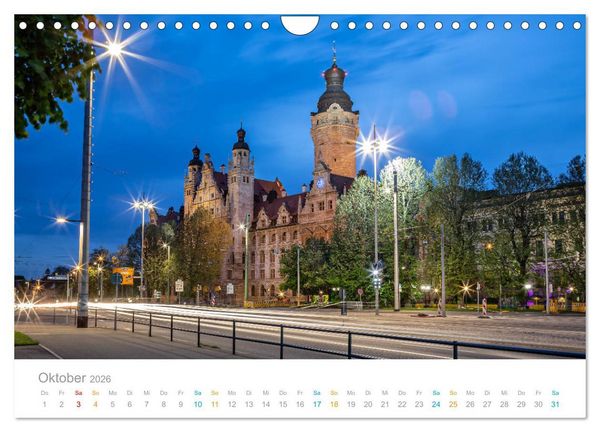 Produktbild: Leipzig - Spaziergang durch Epochen (Wandkalender 2026 DIN A4 quer), CALVENDO Monatskalender