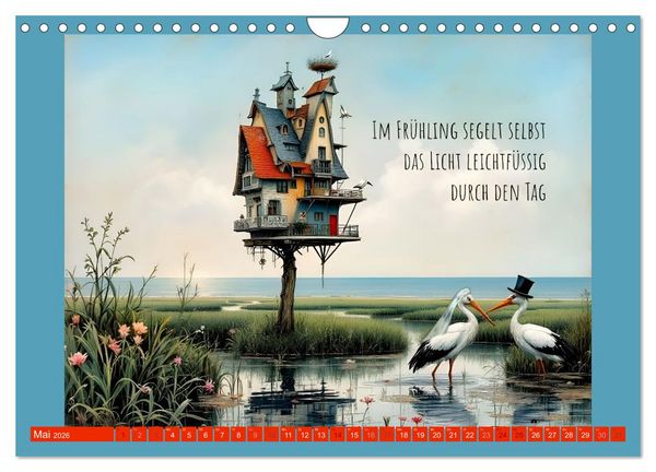 Produktbild: Meergeflunkert (Wandkalender 2026 DIN A4 quer), CALVENDO Monatskalender